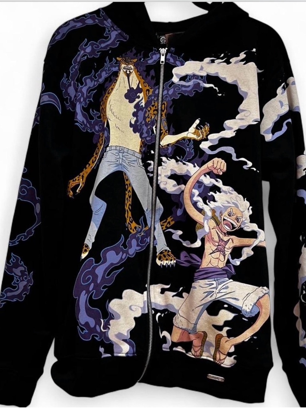 NWT One Piece Luffy Gear 5 vs Lucci Zip Hoodie Small Exclusive Collection